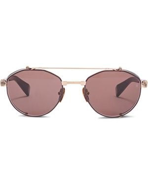 Balmain Brigade-Iv Sunglasses - Pink