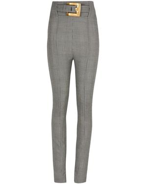 Balmain Stretch Trousers - Grey