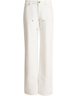 Balmain Loose-Fit Denim Jeans - White