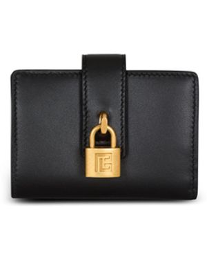 Balmain Pulse Leather Purse - Black