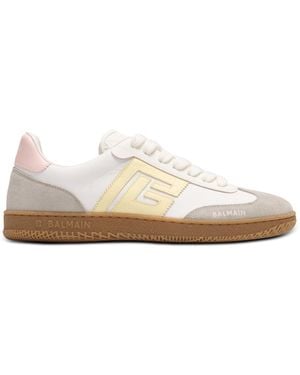 Balmain Swan Trainers - White