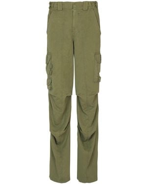 Balmain Stamp Cargo Pants - Green