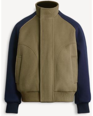 Balmain Embroidered Vintage Bomber Jacket - Green