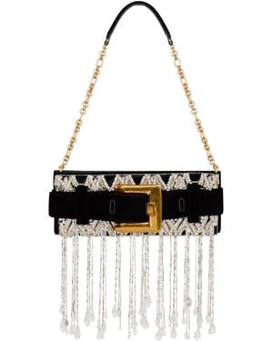 Balmain Anthem Clutch - White