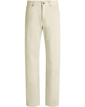 Balmain Faded Denim Jeans - Natural