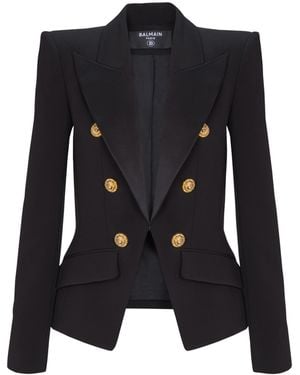 Balmain 6-Button Jacket - Black