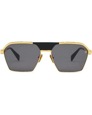 Balmain Sergeant Sunglasses - Metallic