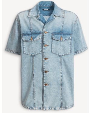 Balmain Light Denim Shirt - Blue