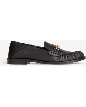 Balmain Sync Mokassins Aus Glattleder - Schwarz