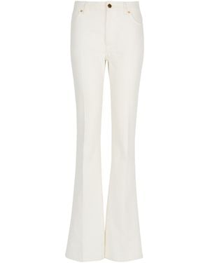 Balmain Straight-Leg Denim Jeans - White