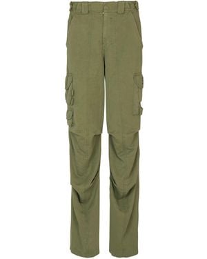 Balmain Stamp Cargo Trousers - Green