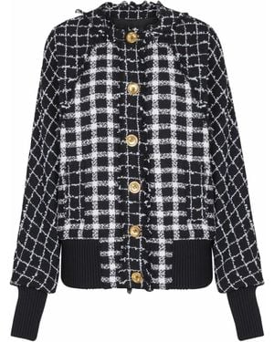 Balmain Oversized Bomber Jacket - Black