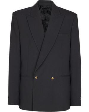 Balmain Wool 2-Buttons Blazer - Black