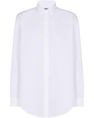 Balmain Cotton Poplin Shirt - White