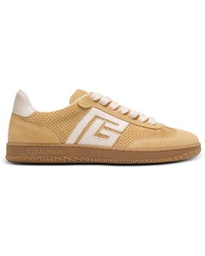 Balmain Suede Swan Sneakers - Multicolour
