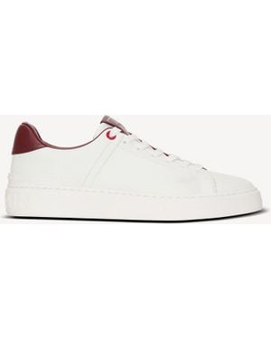 Balmain B-Court Smooth Leather Trainers - White