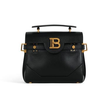 Balmain Leather B-Buzz 23 Bag - Black