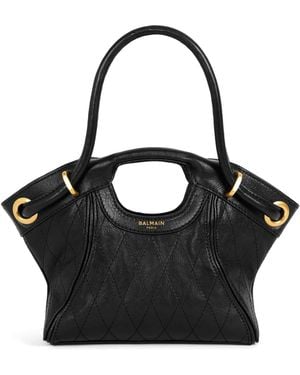 Balmain Small Tote - Black