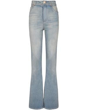 Balmain Flared-Fit Denim Jeans - Blue