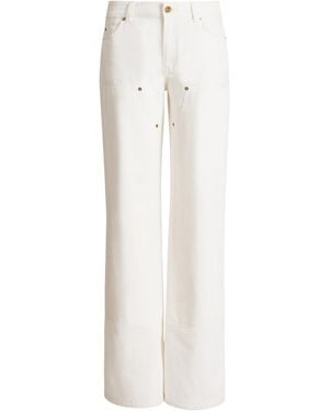 Balmain Loose-Fit Denim Jeans - White