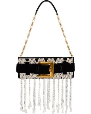 Balmain Anthem Clutch - White