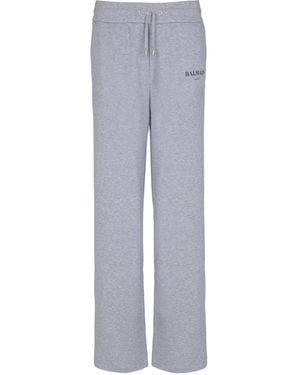 Balmain Jersey Sweatpants - Blue