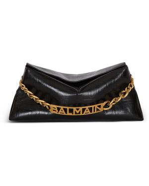 Balmain 1945 Soft Clutch - Black