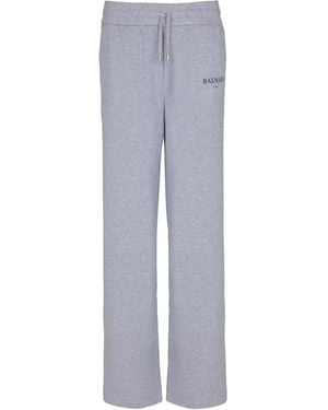 Balmain Jersey Joggers - Blue