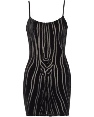 Balmain Short Strappy Dress - Black