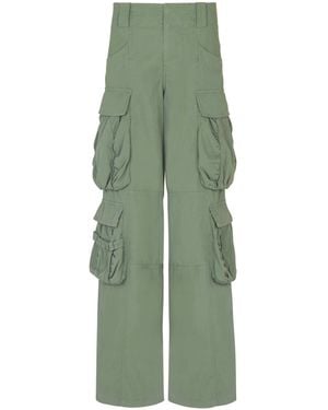 Balmain Cotton Cargo Pants - Green