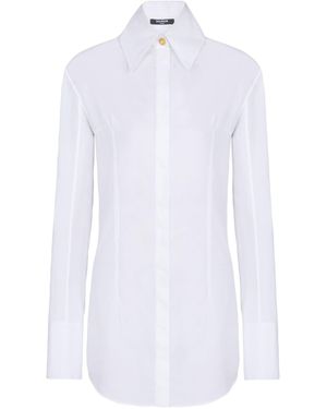 Balmain Cotton Poplin Shirt - White