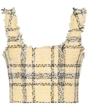 Balmain Crop Top - White