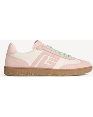 Balmain Swan Trainers - Pink
