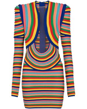 Balmain Short Dress - Blue