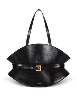 Balmain Medium Shuffle Bag - Black