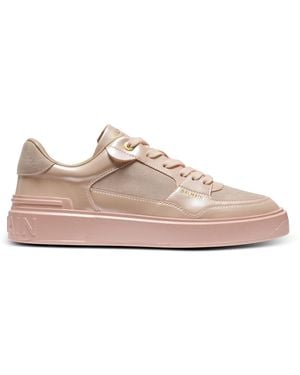 Balmain Iridescent B-Court Flip Sneakers - Pink