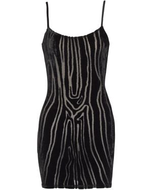 Balmain Short Strappy Dress - Black