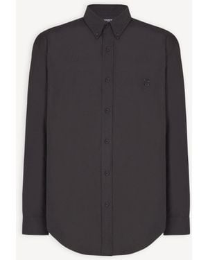 Balmain Cotton Poplin Shirt - Gray
