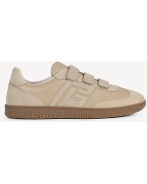 Balmain Swan Trainers - Natural