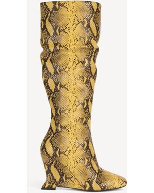 Balmain Wedge Boots - Metallic