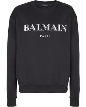 Balmain Printed Sweatshirt - Black
