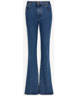 Balmain Straight-Leg Denim Jeans - Blue