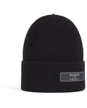 Balmain Paris Wool Beanie - Black