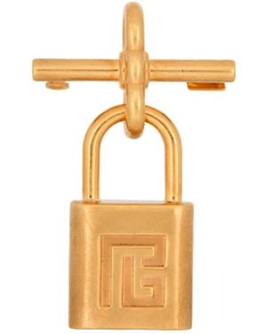 Balmain Brosche Pulse Aus Messing - Weiß