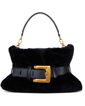 Balmain Medium Anthem Bag - Black