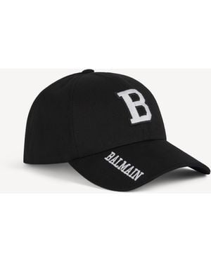 Balmain B Embroidered Cap - Black