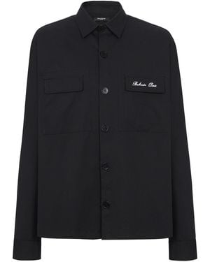 Balmain Signature Overshirt - Black