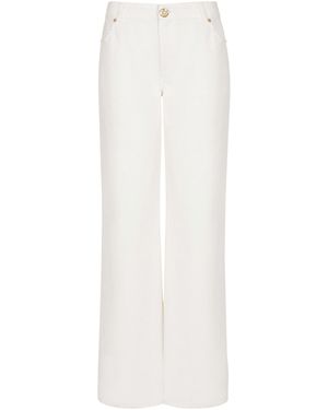 Balmain Plain Denim Straight-Fit Jeans - White