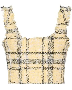 Balmain Crop Top - White
