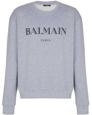 Balmain Printed Sweatshirt - Blue